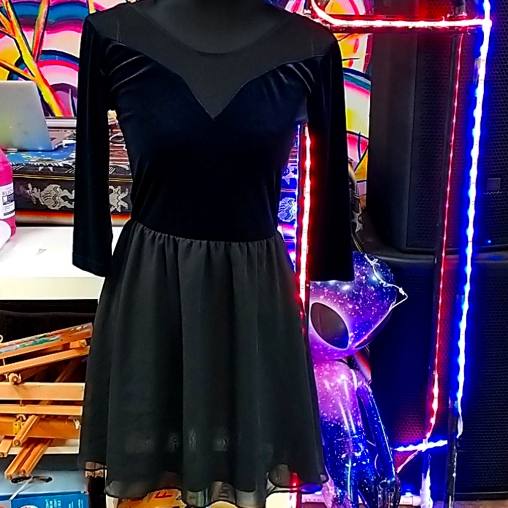 H&M navy blue dress size 10